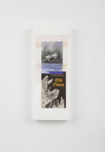 o.T. aus „Petrichor”, 2018, 50 x 20 cm, Mischtechnik & Collage auf Holz