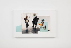 o.T. aus „Petrichor”, 2017, 40 x 60 cm, Mischtechnik & Collage auf Leinwand