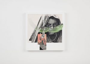 o.T. aus „Petrichor”, 2017, 40 x 40 cm, Mischtechnik & Collage auf Leinwand