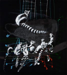 o.T. aus „Petrichor”, 2017, 180 x 160 cm, Mischtechnik auf Leinwand